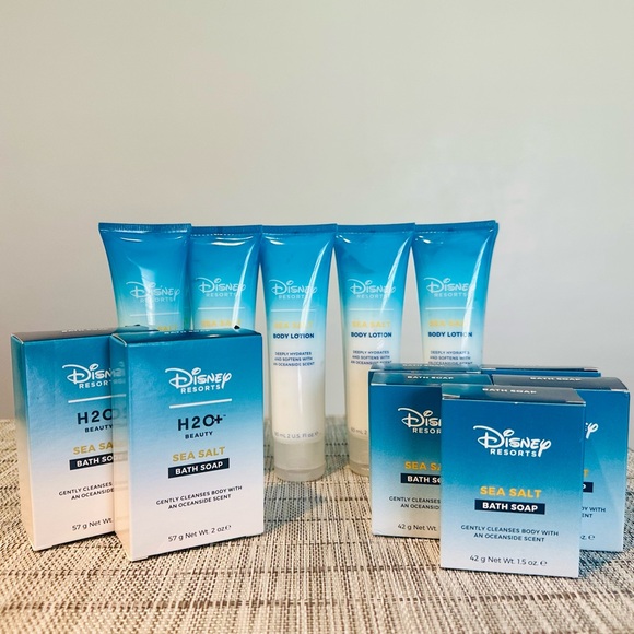 Disney Other - H20+  Disney Resorts Sea Salt Skincare Toiletries Soap and Lotion Bundle